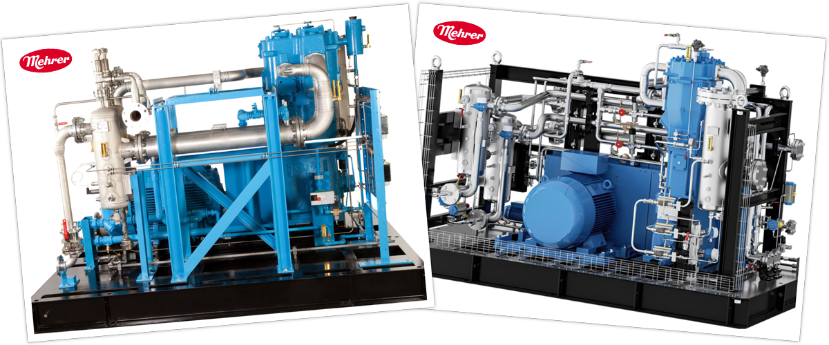 OIL-FREE COMPRESSORS FOR CO2 MEHRER